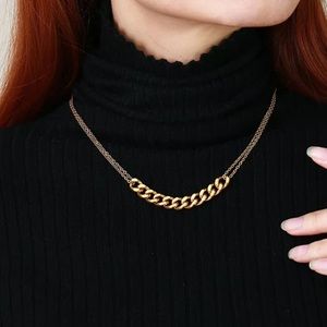 GP Curb Chain Pendant Necklace